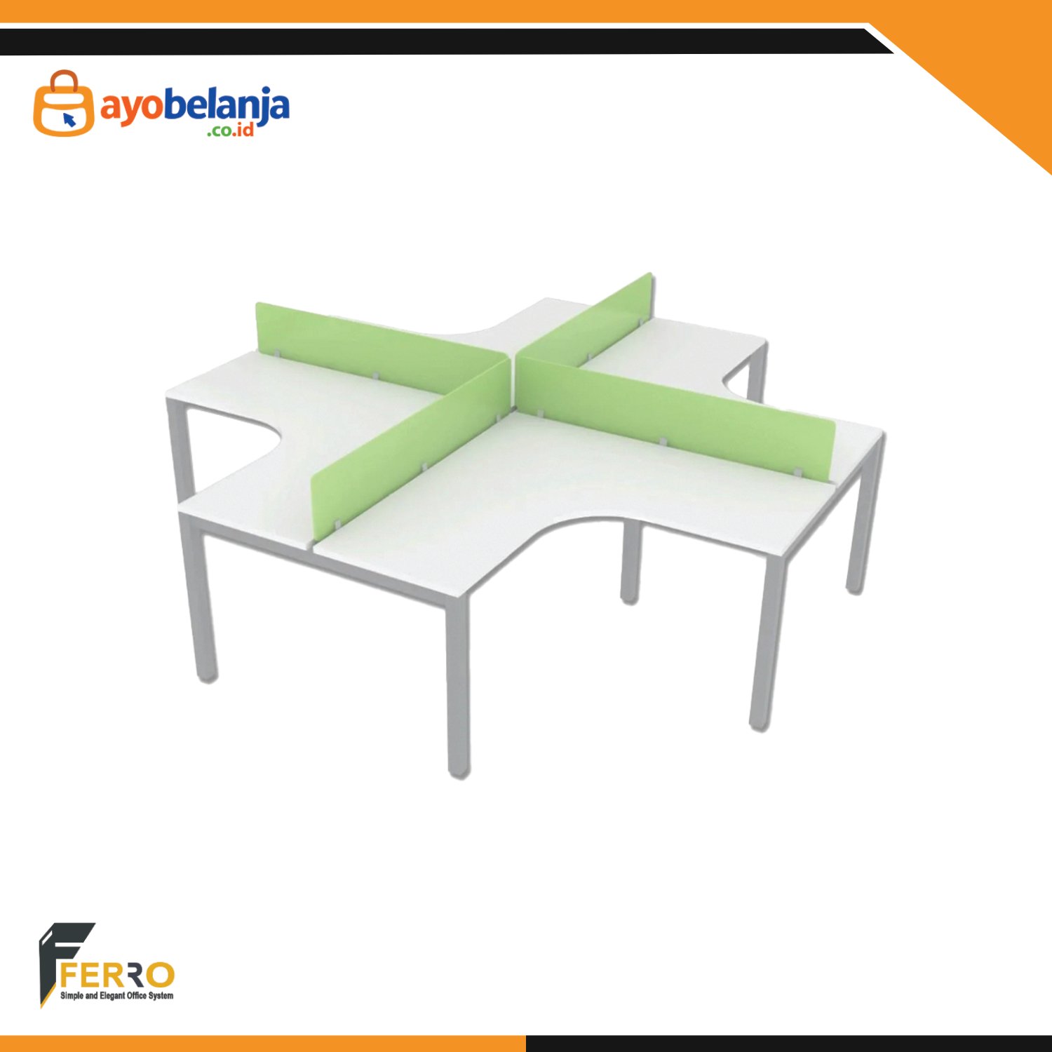 Meja Staff WS-01 uk. 2800