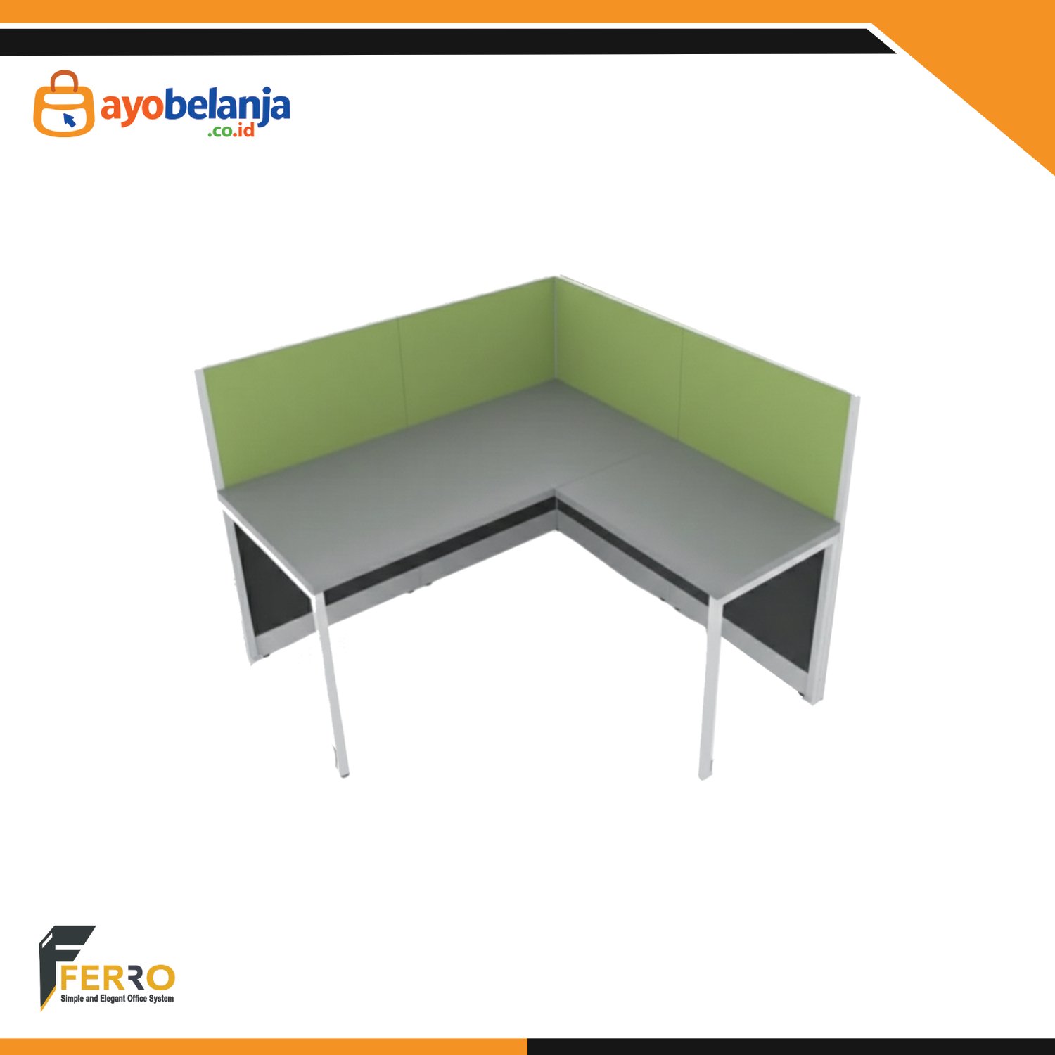 Meja Kerja Kubikal CWD-03 uk. 1200