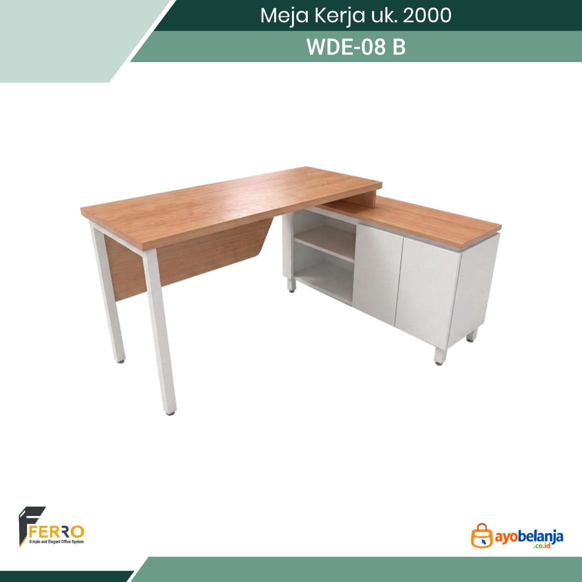 Meja Kerja uk. 2000