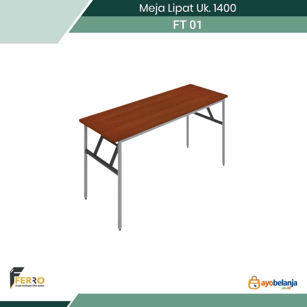 Meja Lipat Uk. 1400