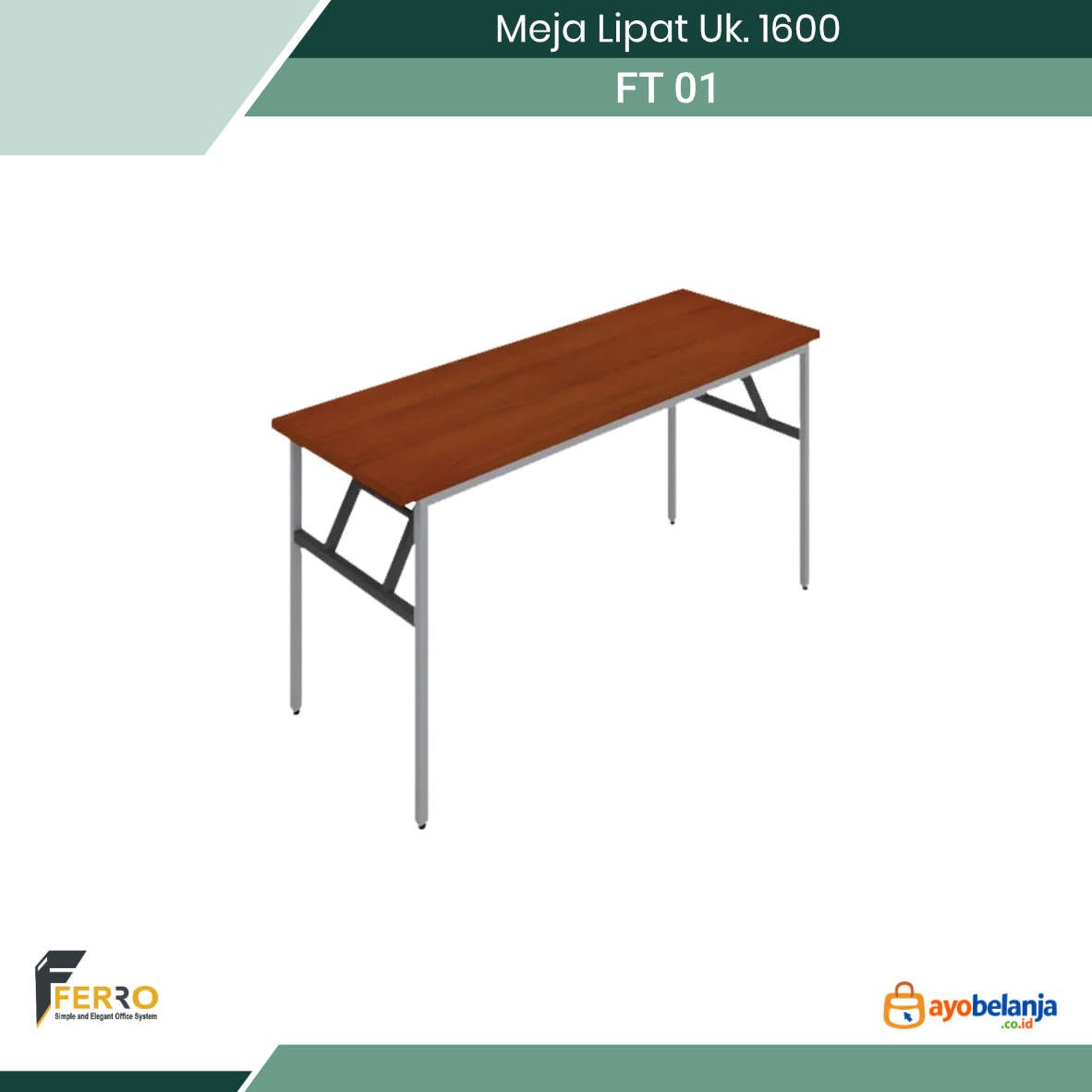 Meja Lipat Uk. 1600