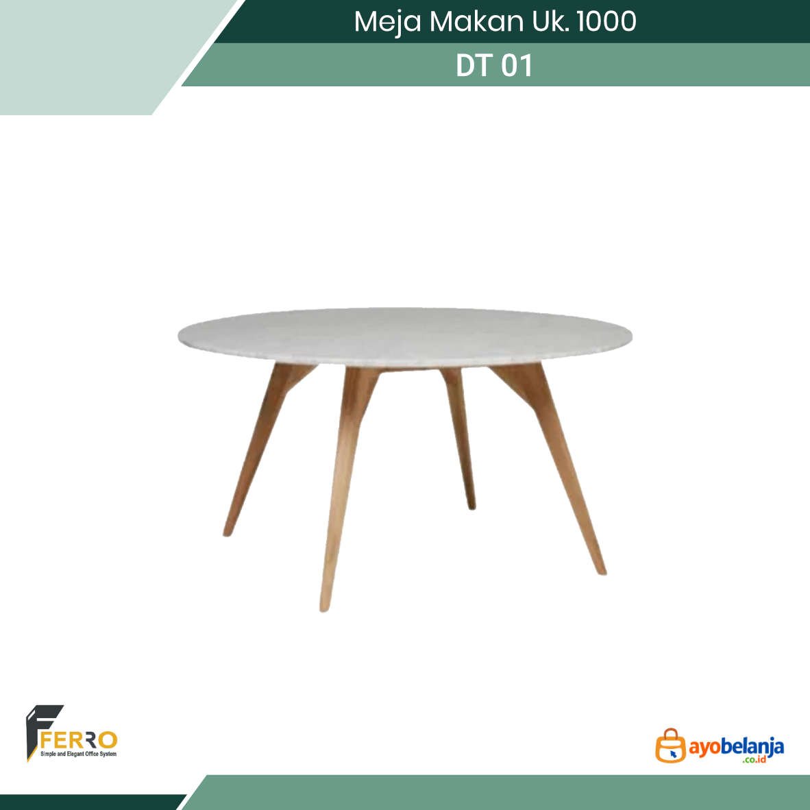 Meja Makan Uk. 1000