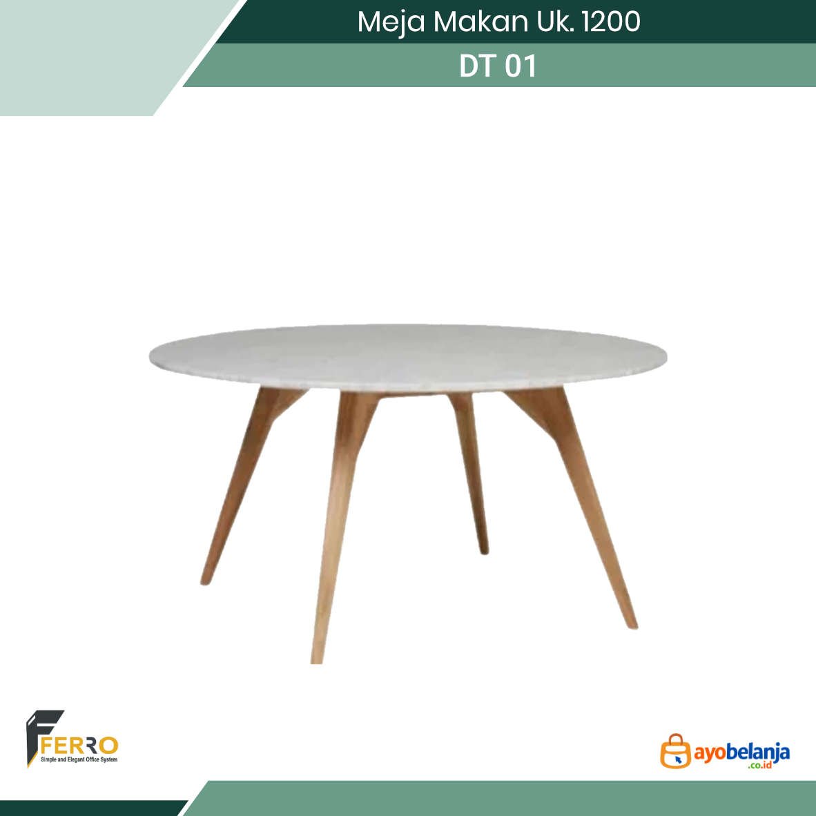 Meja Makan Uk. 1200
