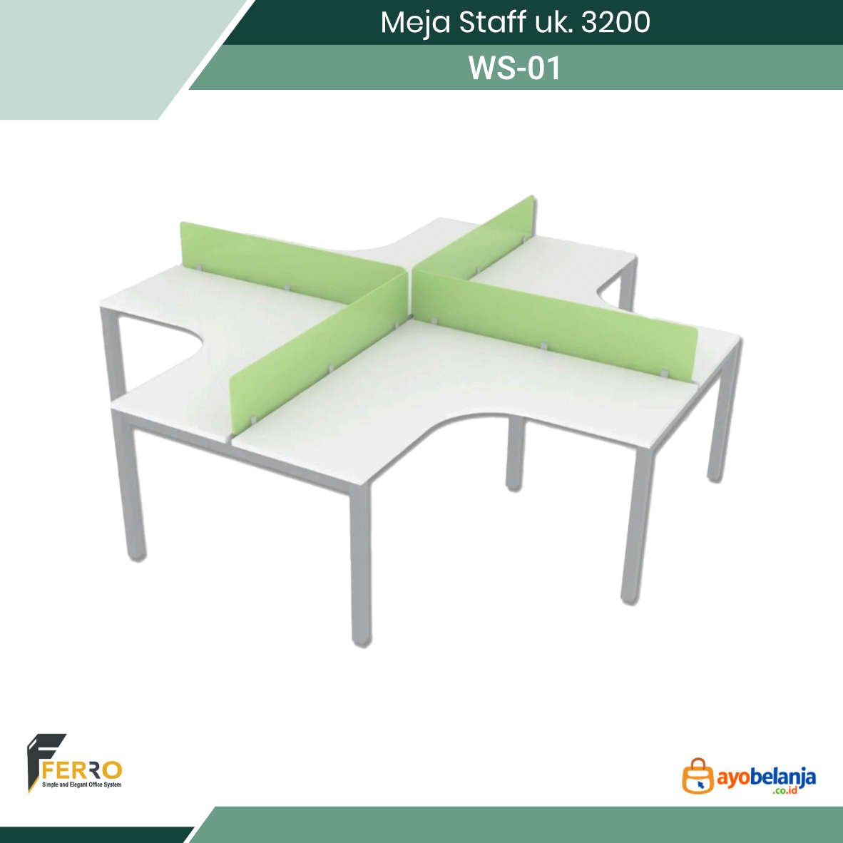 Meja Staff uk. 3200