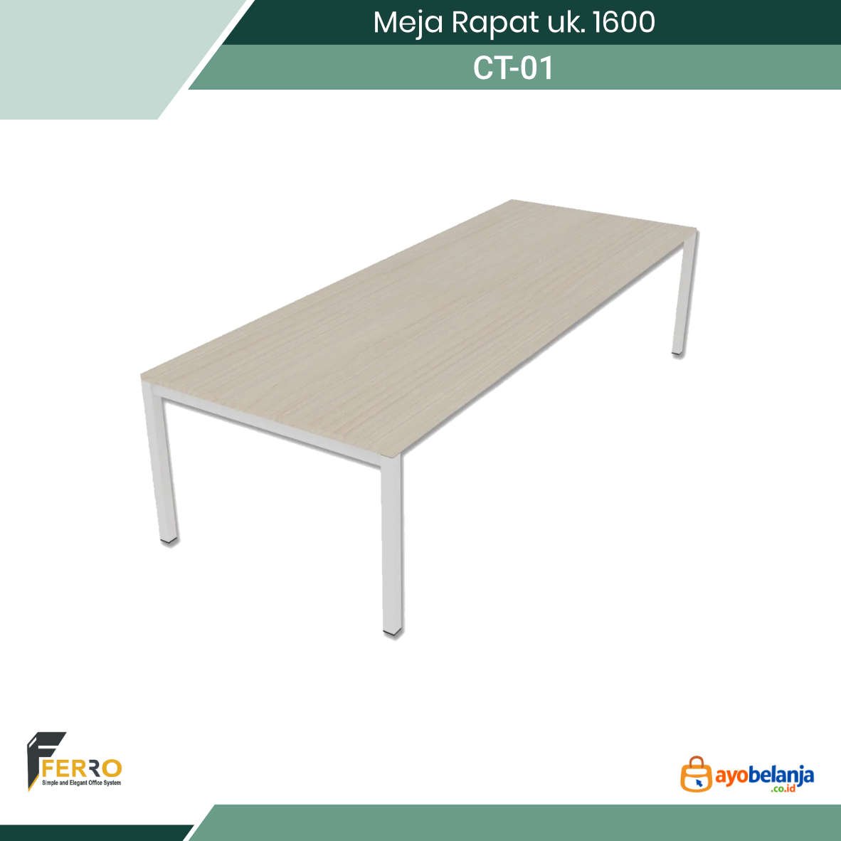 Meja Rapat uk. 1600