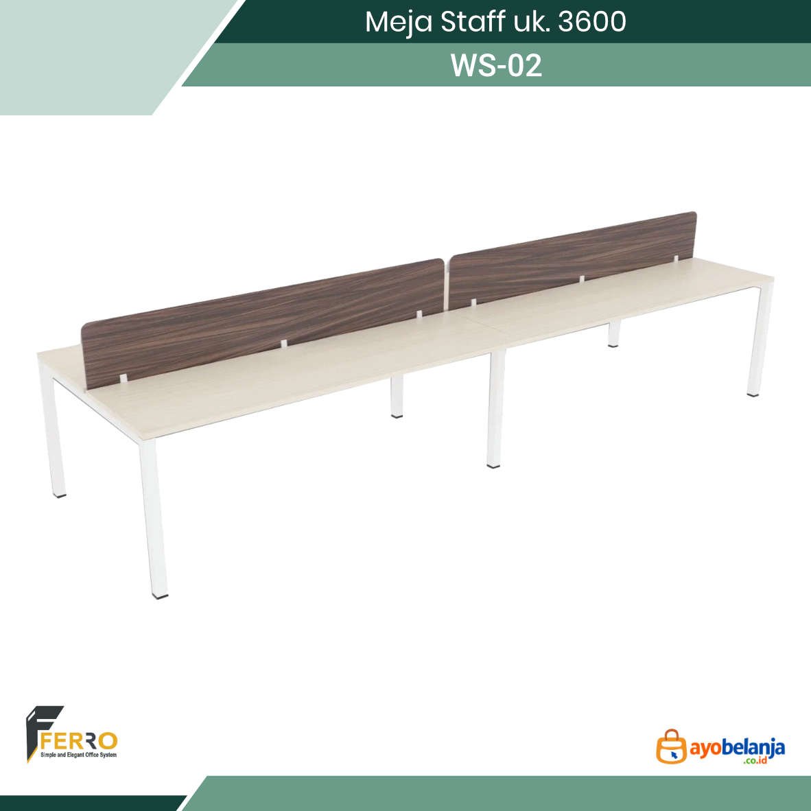 Meja Staff uk. 3600