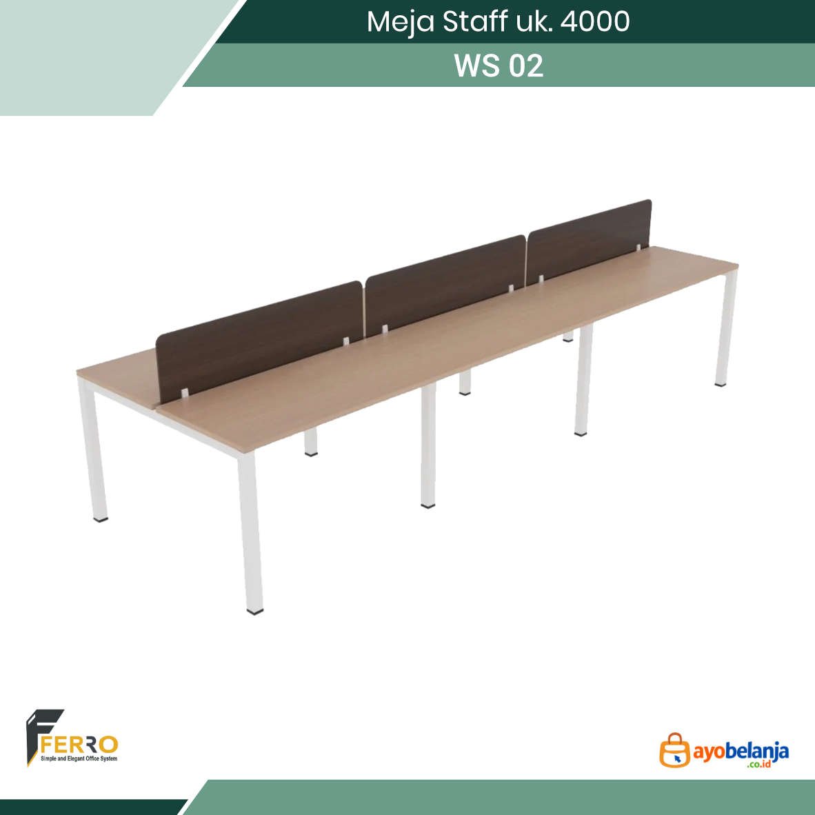 Meja Staff uk. 4000