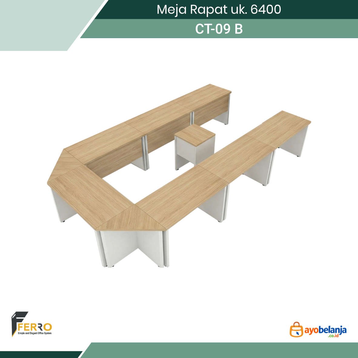 Meja Rapat uk. 6400