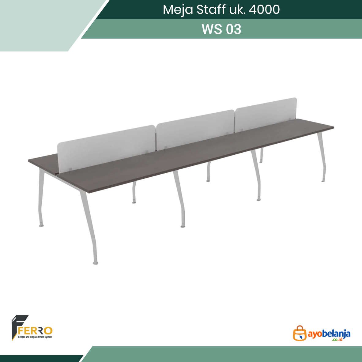 Meja Staff uk. 4000