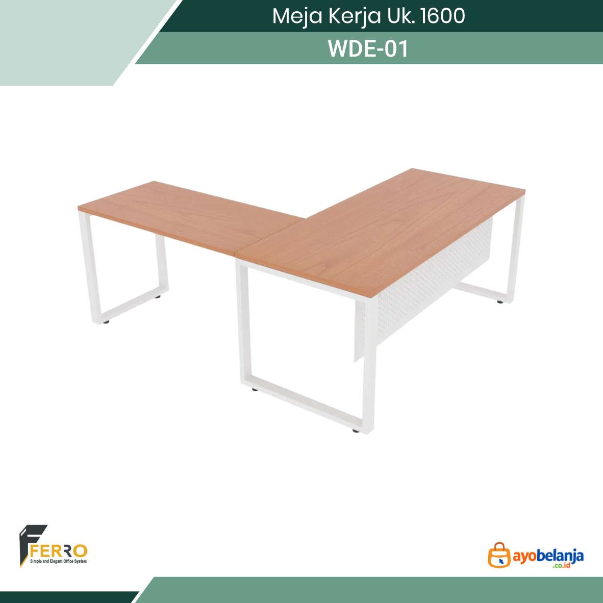 Meja Kerja Uk. 1600