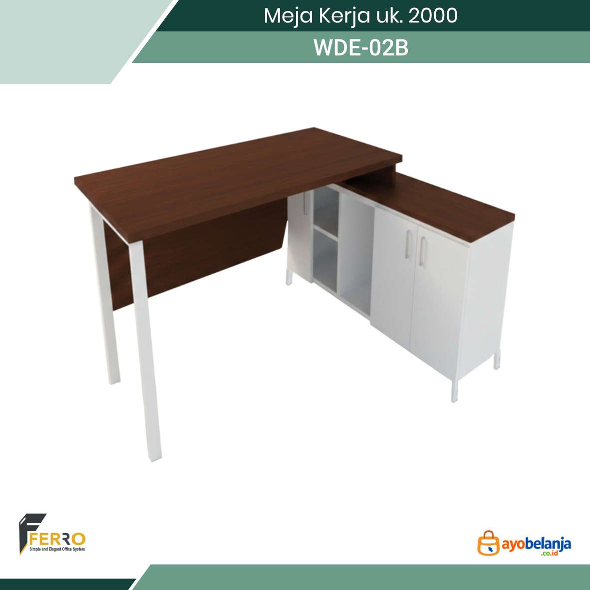 Meja Kerja uk. 2000